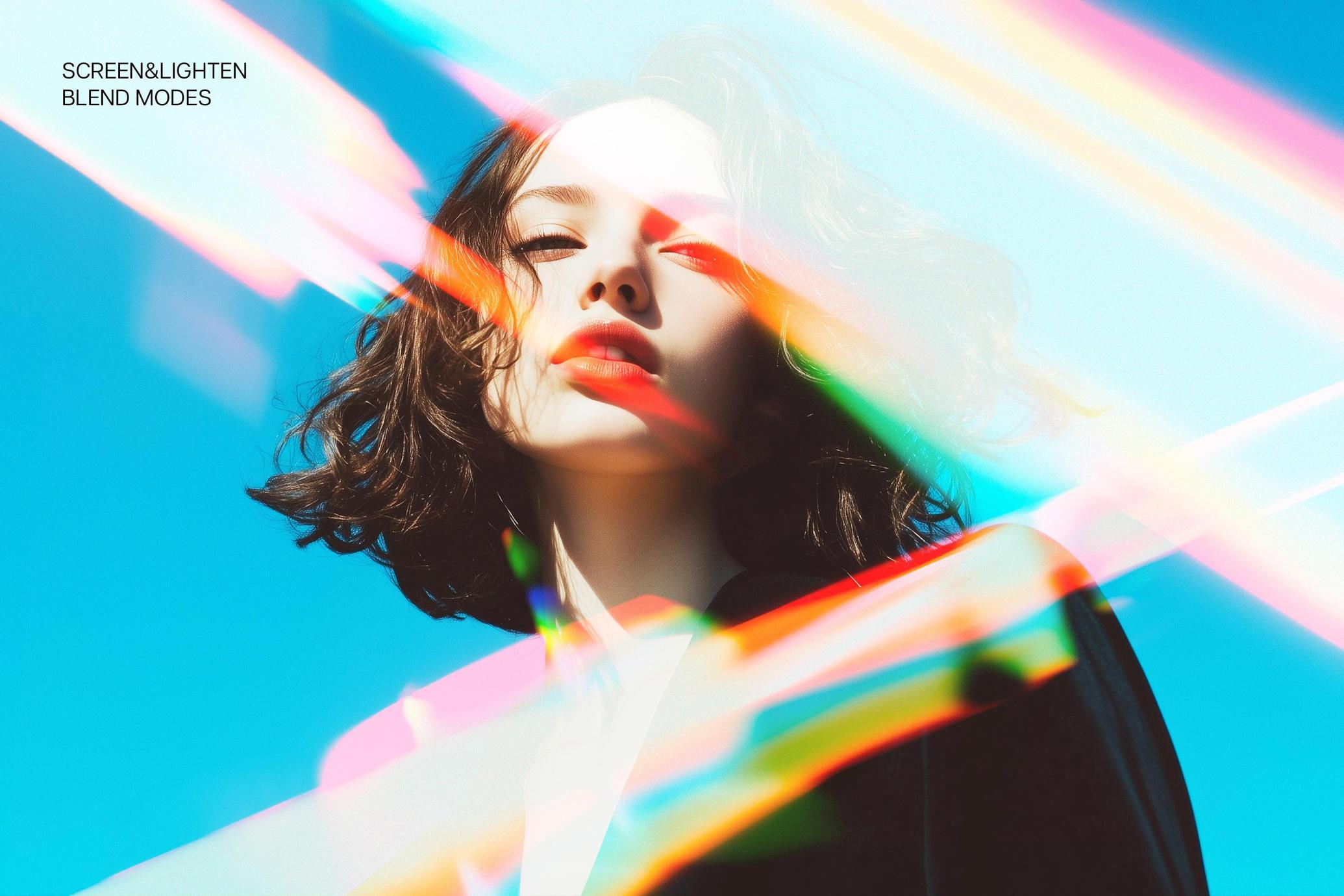 Prismatic Light Leaks Overlays