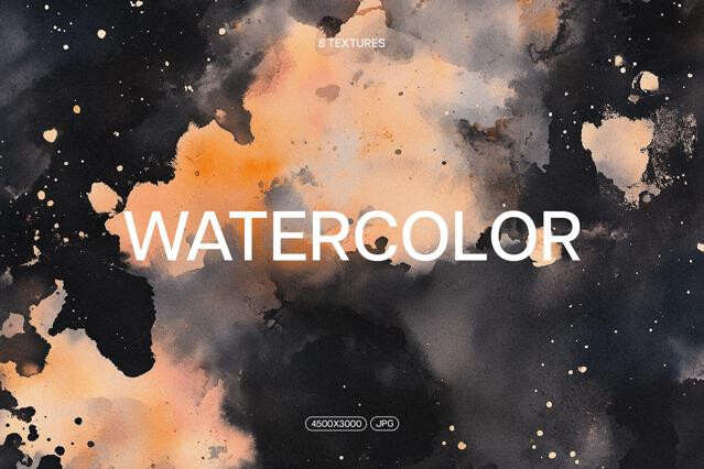 Dark Watercolor Textures