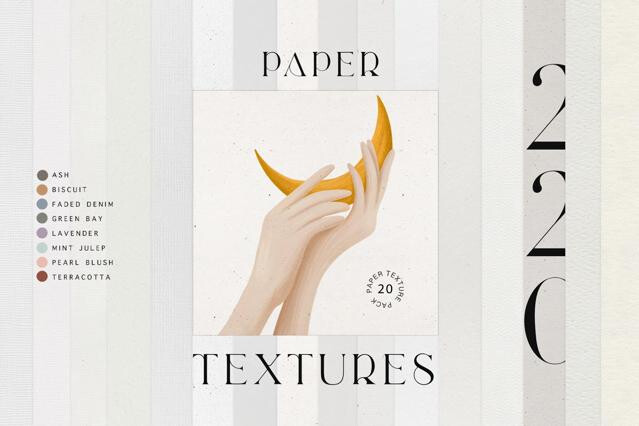Pastel Reverie Paper Textures Collection