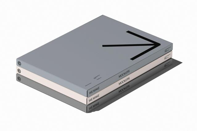 Stacked Slim Paper Boxes Mockup