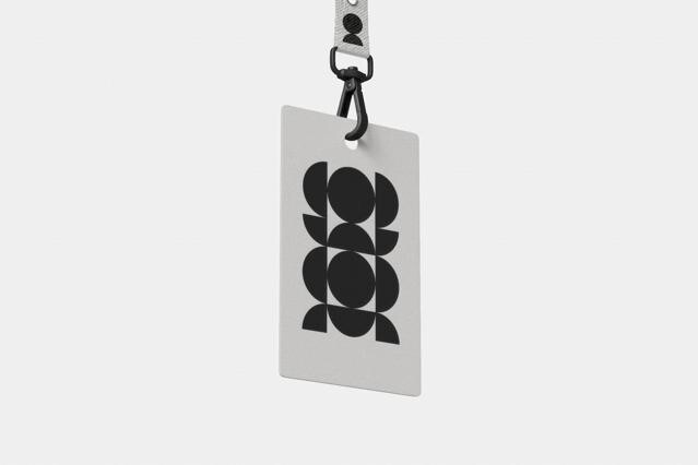 Hanging ID Card Mockup