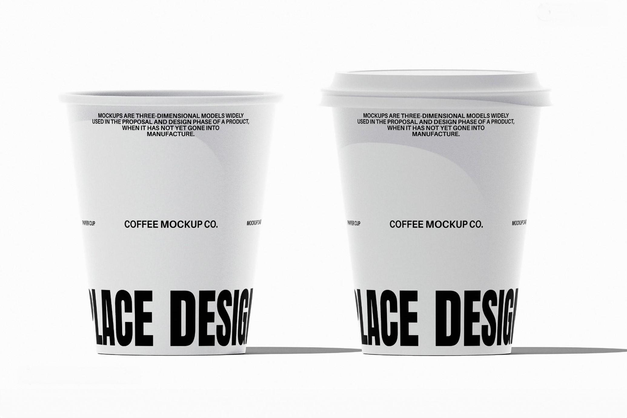 Paper Cup Mockup