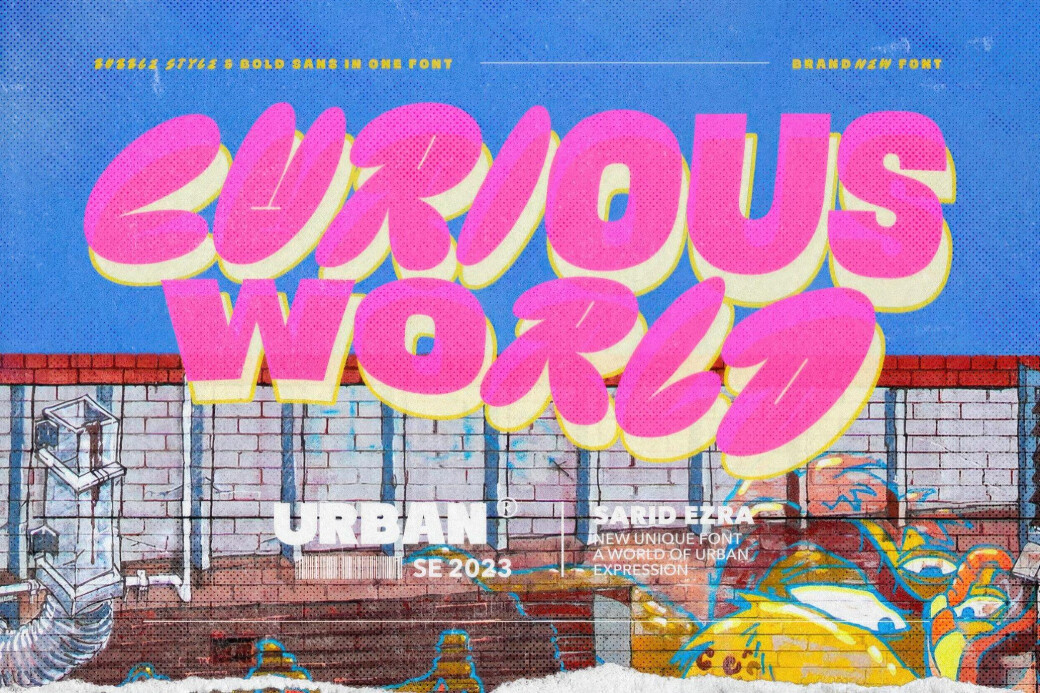 Curious World — Fancy Bold Font