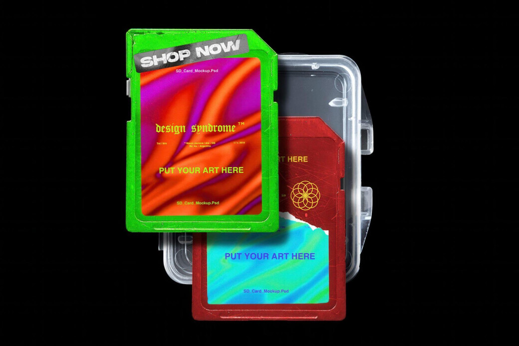 SD Card Mockup