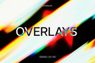 Rainbow Light Leaks Overlay Pack