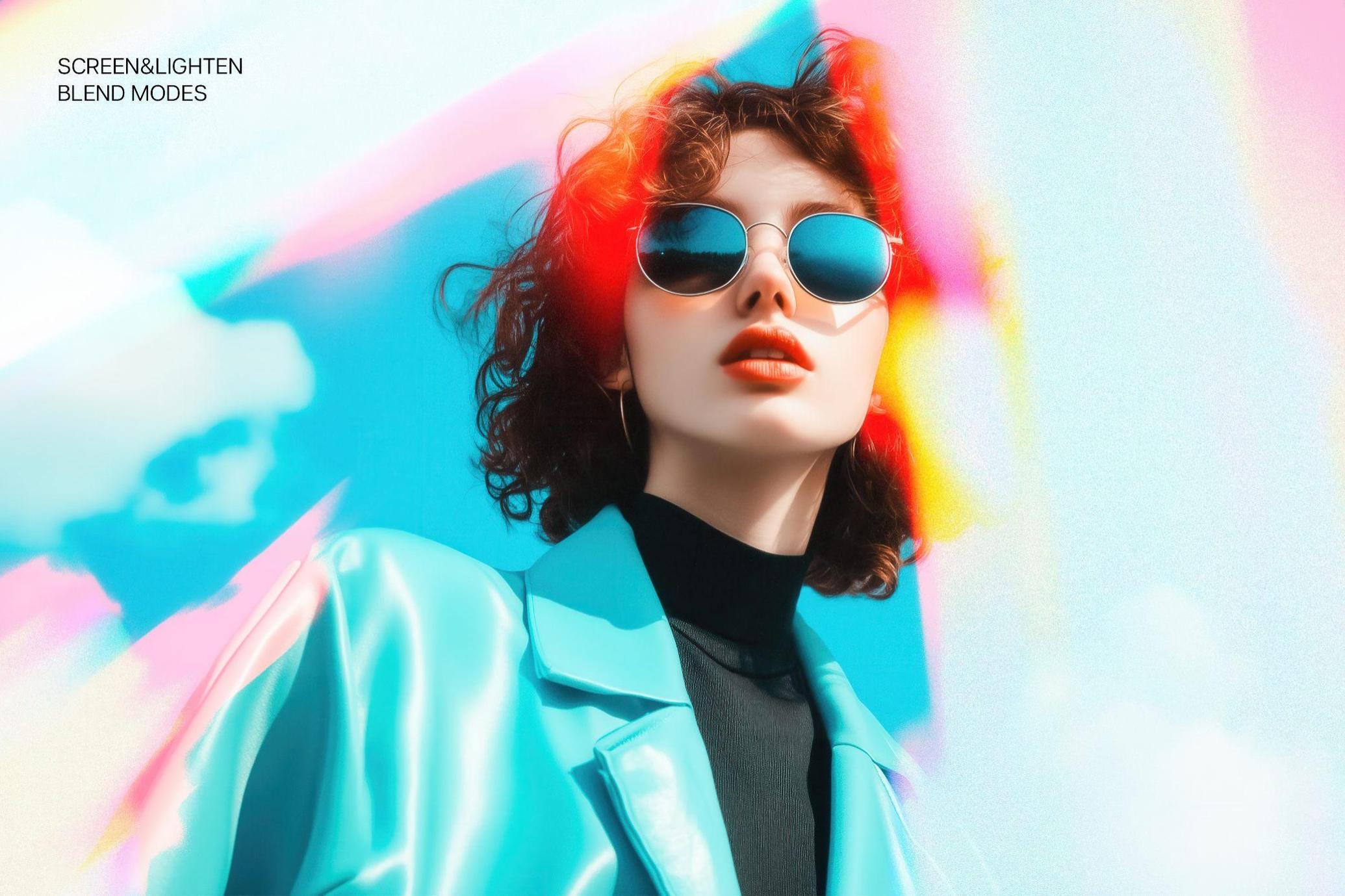 Rainbow Light Leaks Overlay Pack