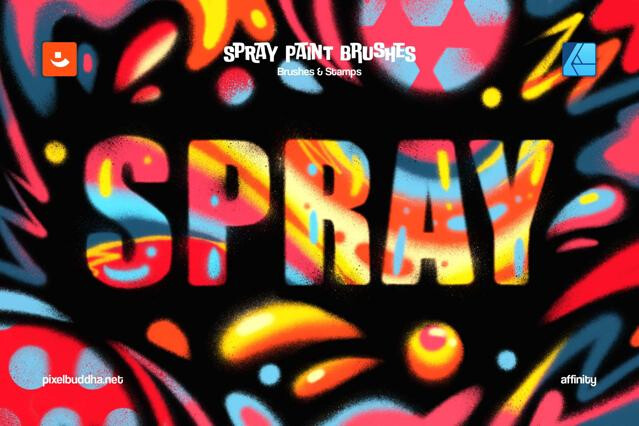 Spray Paint Affinity Brushes