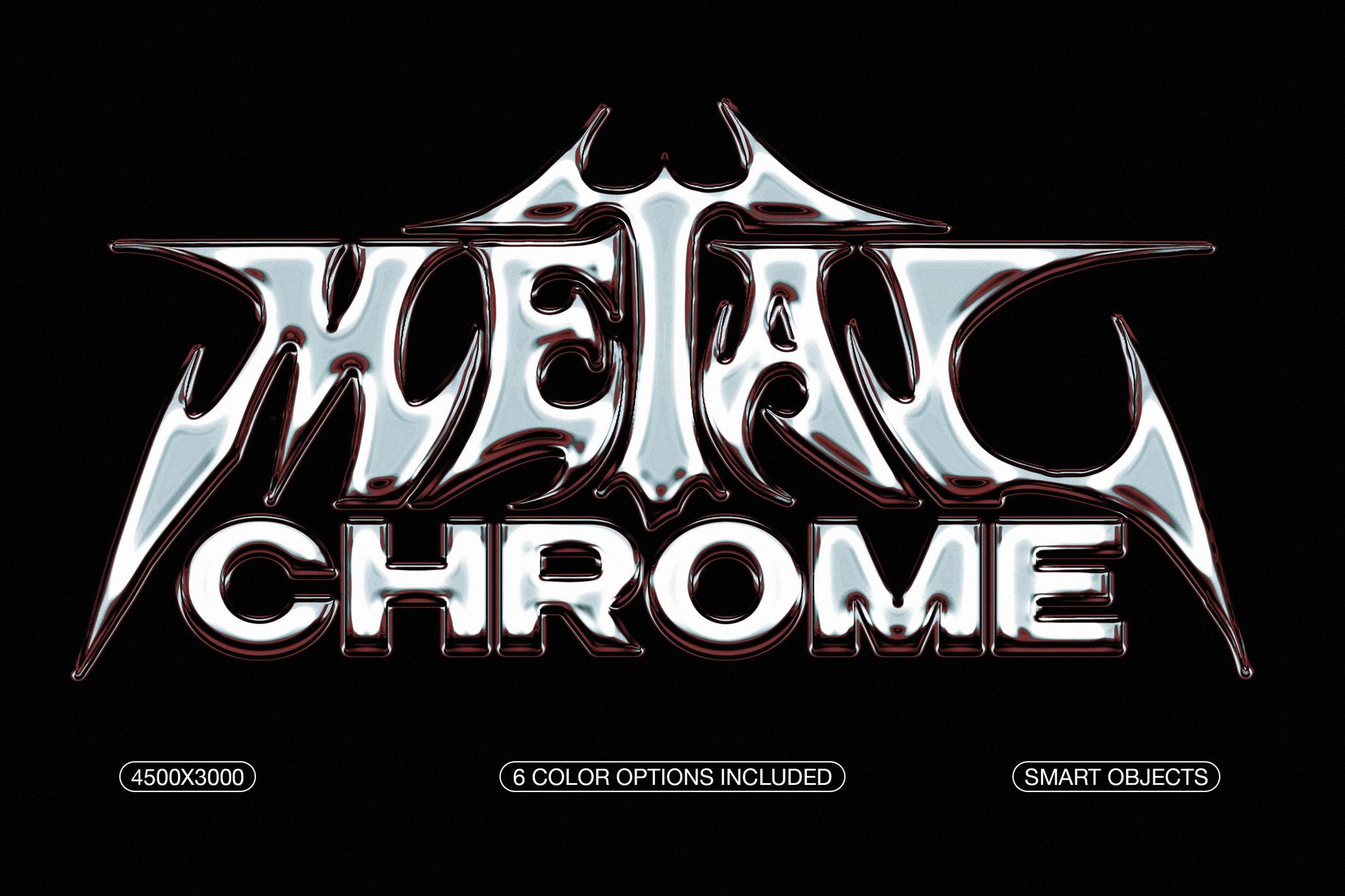 Metal Chrome Text & Logo Effect