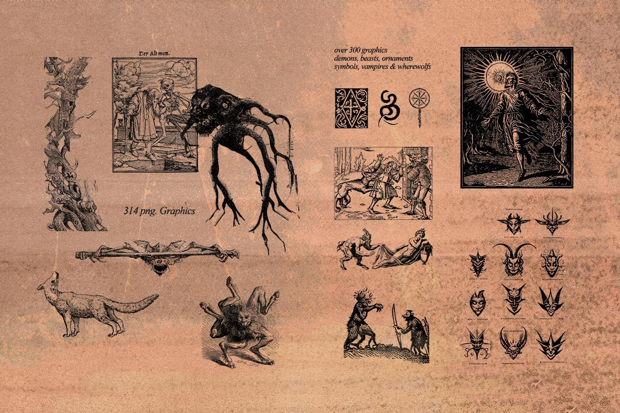Necronomicon Graphics Pack