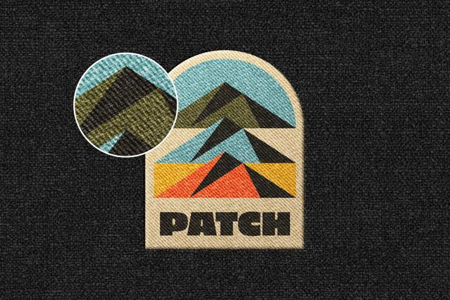 Embroidery Patch Mockup