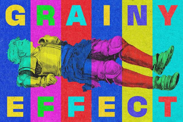 Grainy Halftone Effect