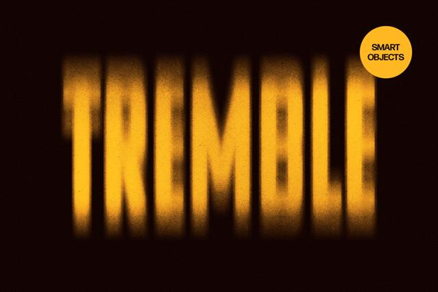 Tremble Blurred Text Effect