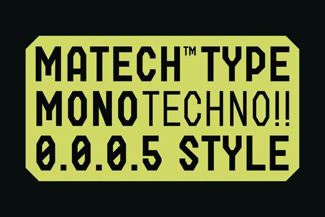 Matech Monospace Techno Font