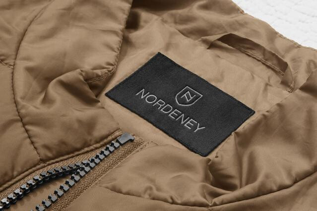 Stylish Jacket Label Mockup