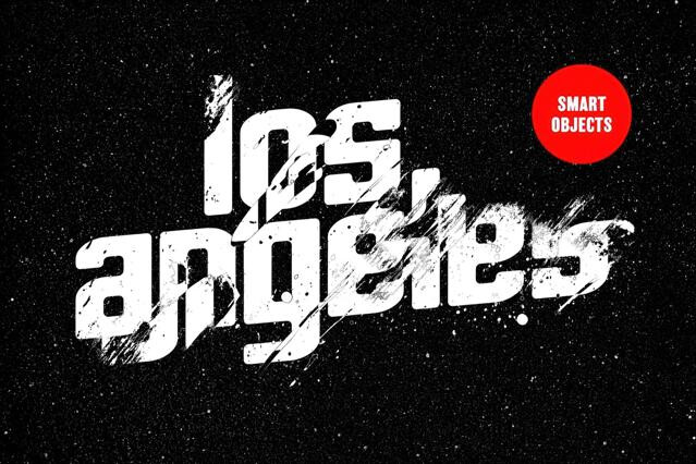 Gritty & Smudged Text Effect