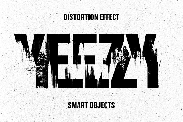 Displaced Distort Text Effect