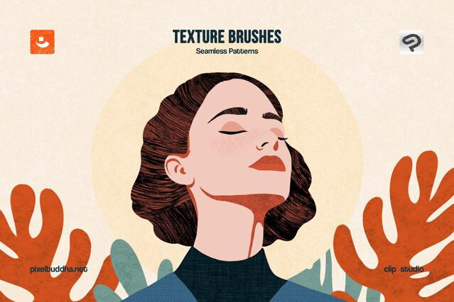 Clip Studio Texture Brushes
