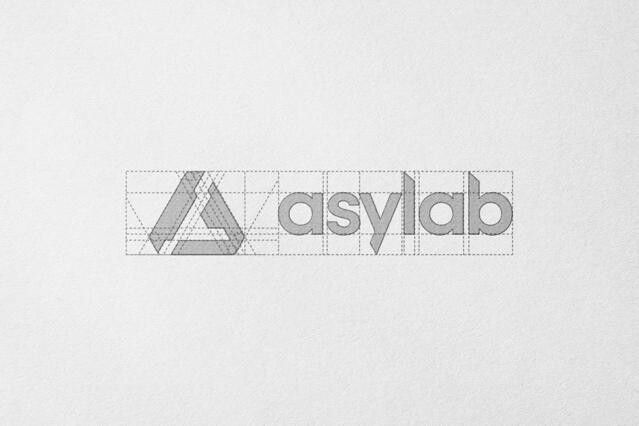 Blueprint-Style Logo Mockup