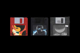 Floppy Disk Cover Mockup Pack