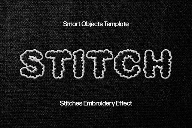 Stitches Embroidery Effect