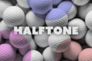 Dot Halftone Photo Effect
