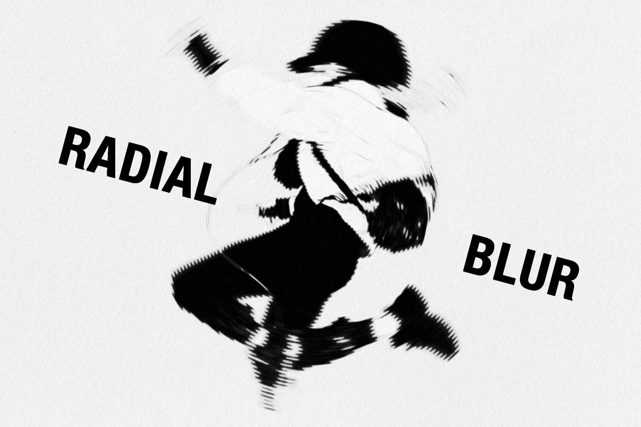 Radial Line Blur Effect