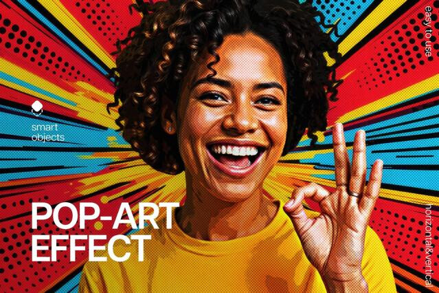 Colorful Pop-Art Photo Effect
