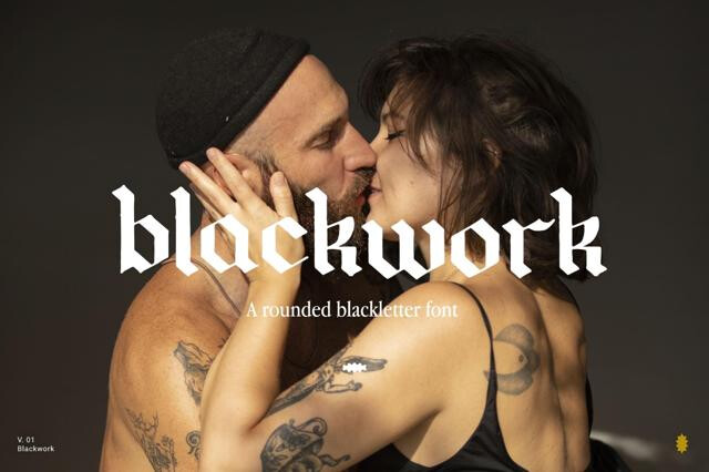 Blackwork Gothic Font