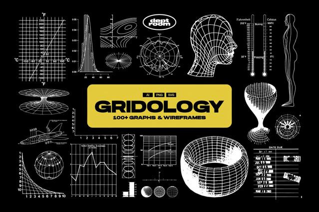 GRIDOLOGY | 100+ Graphs & Wireframes
