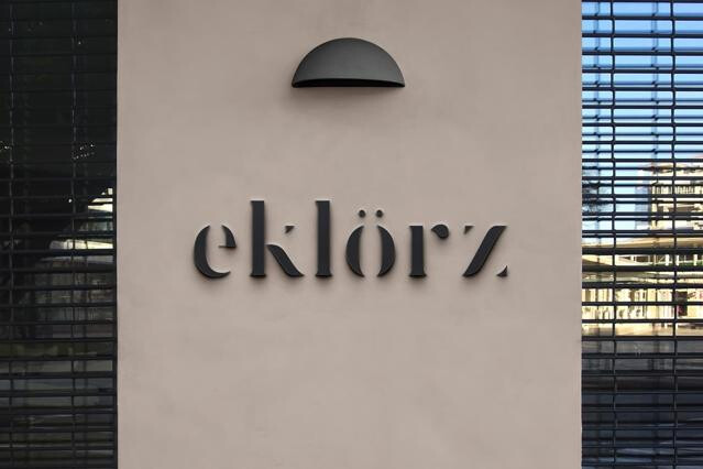 Isolated Wall Signage Mockup