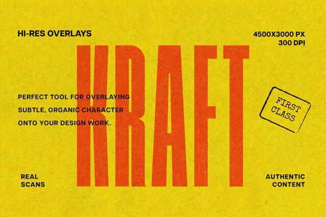 Gray Kraft Paper Overlays