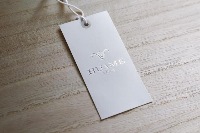 Vertical Clothing Tag Mockup