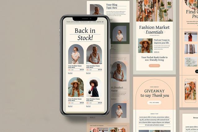 Keyla — 10 Minimalist Newsletter Templates