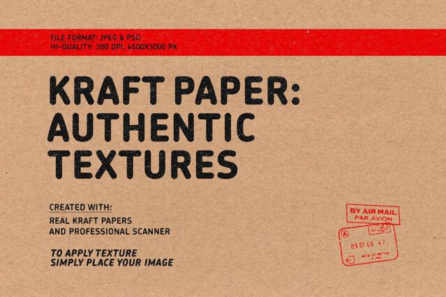 Authentic Kraft Paper Textures