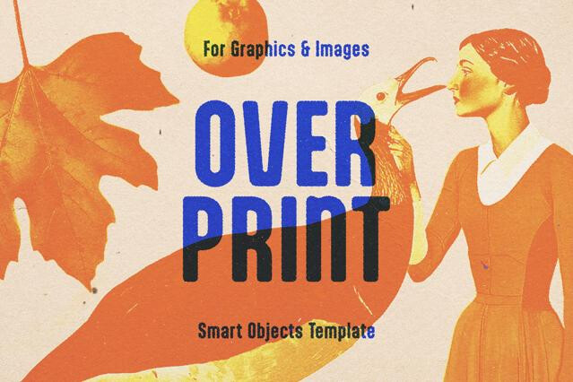 Overprint Risograph Effect