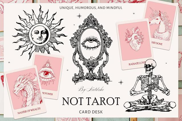 Not Tarot. Cards & Clipart Collection