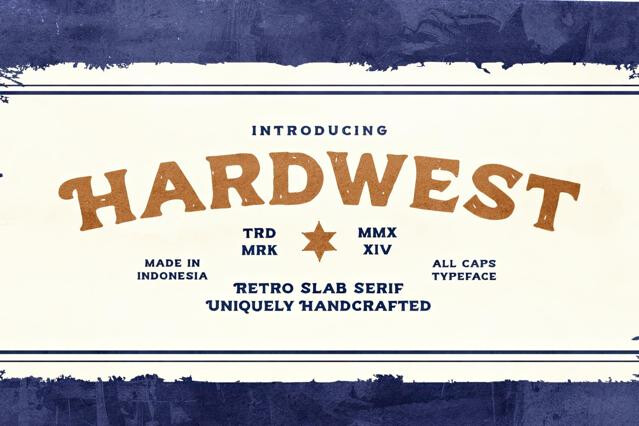 Hardwest Retro Slab Serif