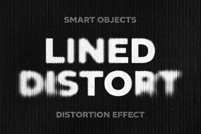 Smudged Distortion Text Effect