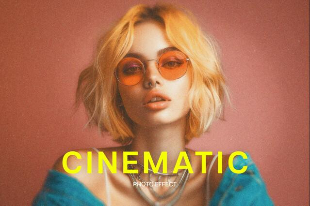 Speckled Cinematic Photo Effect