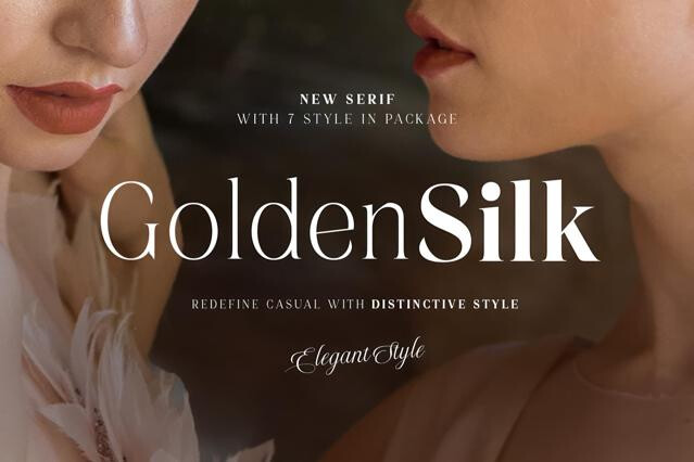 Golden Silk — Elegant Serif Family