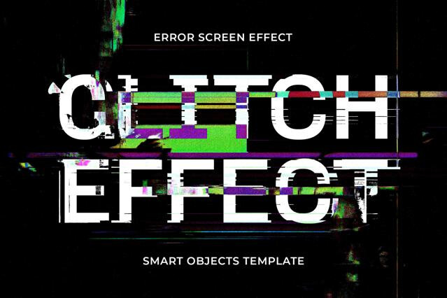 Glitch Text & Logo Effect