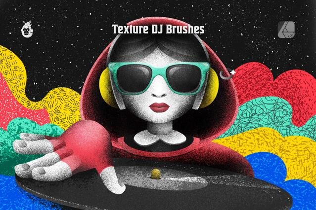 Texture DJ Brushes for Affinity