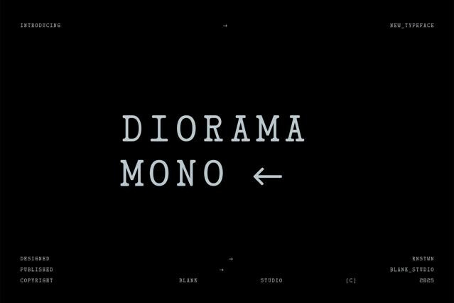 Diorama Mono Font Family