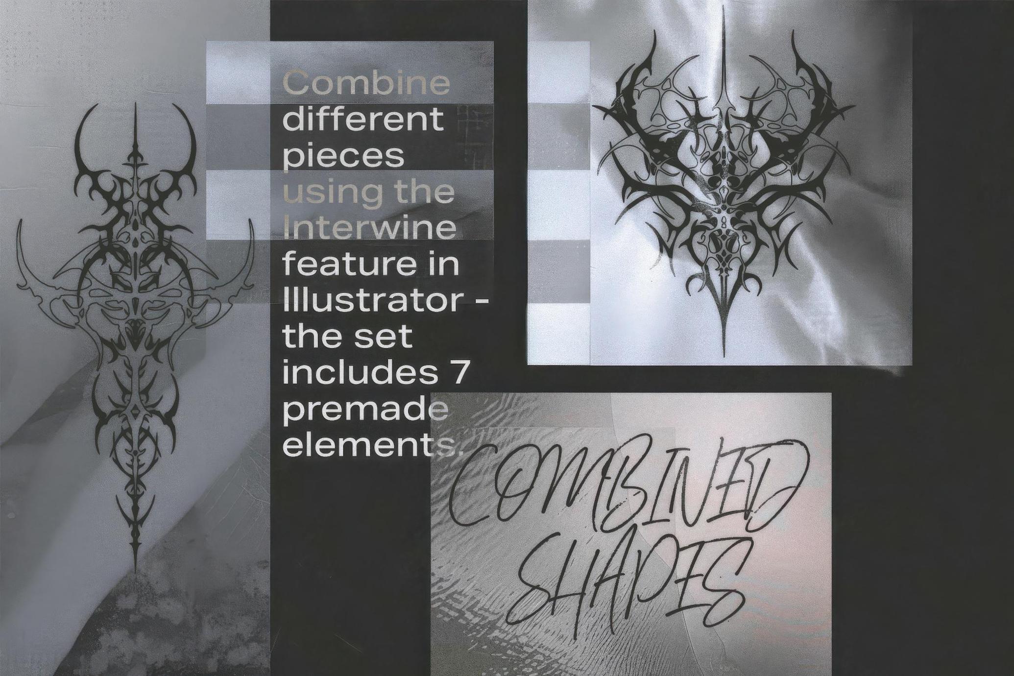 Neotribal Shapes Vector Pack