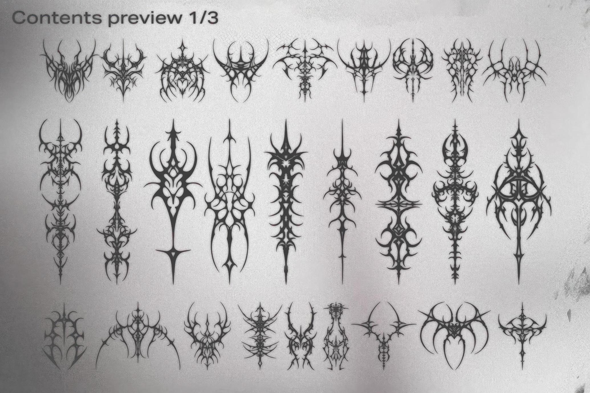 Neotribal Shapes Vector Pack