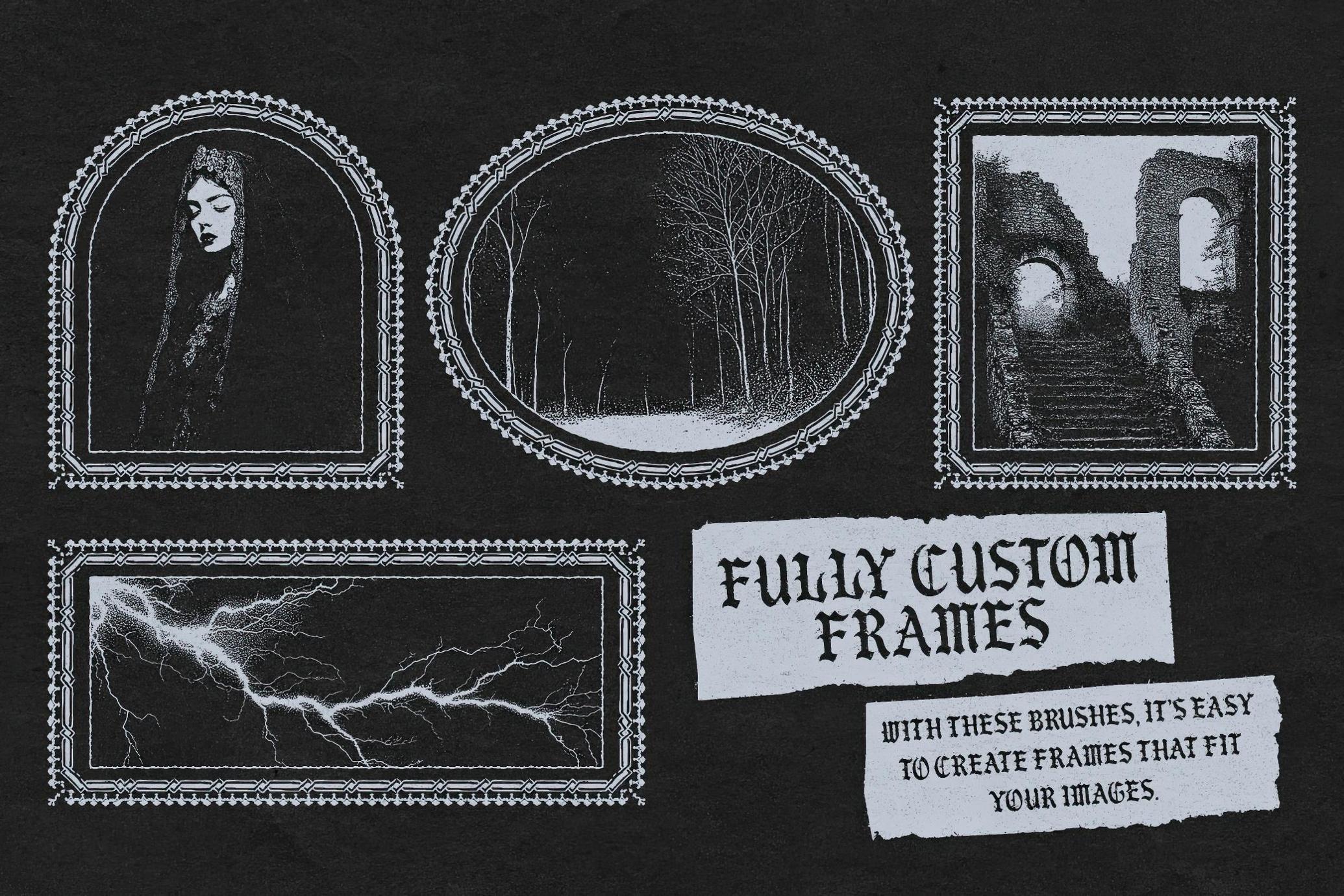 Frames Brushes for Adobe Illustrator
