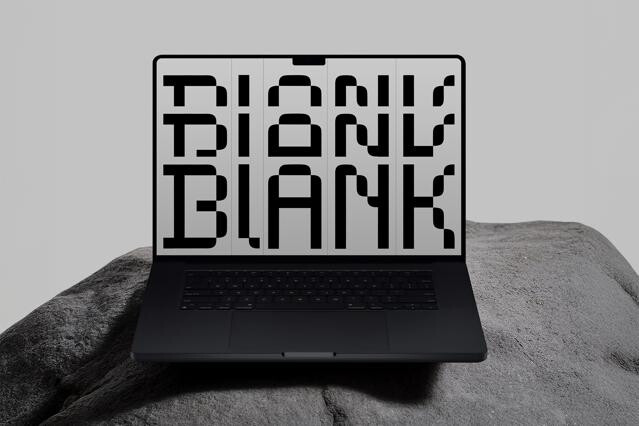 Moon-Landed Macbook Mockup