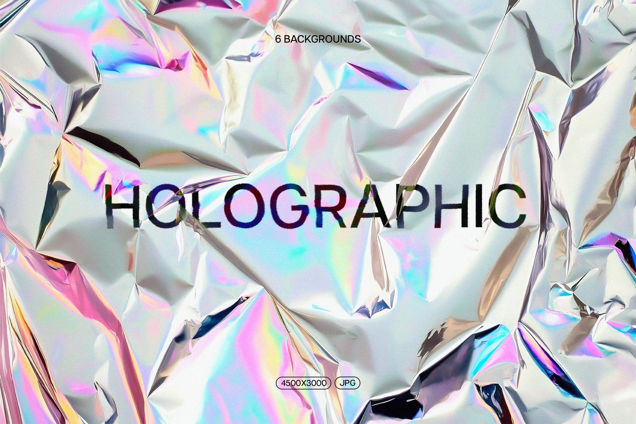 Iridescent Holographic Foil