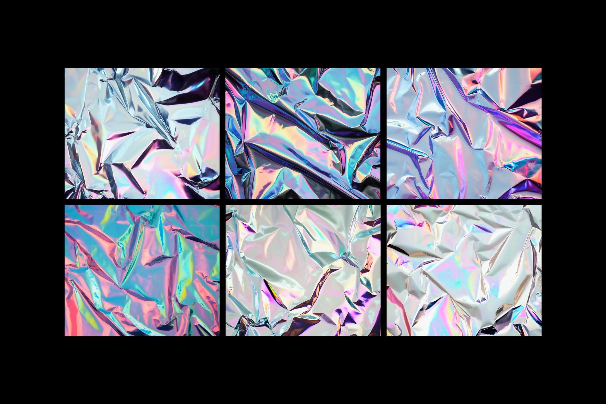 Iridescent Holographic Foil