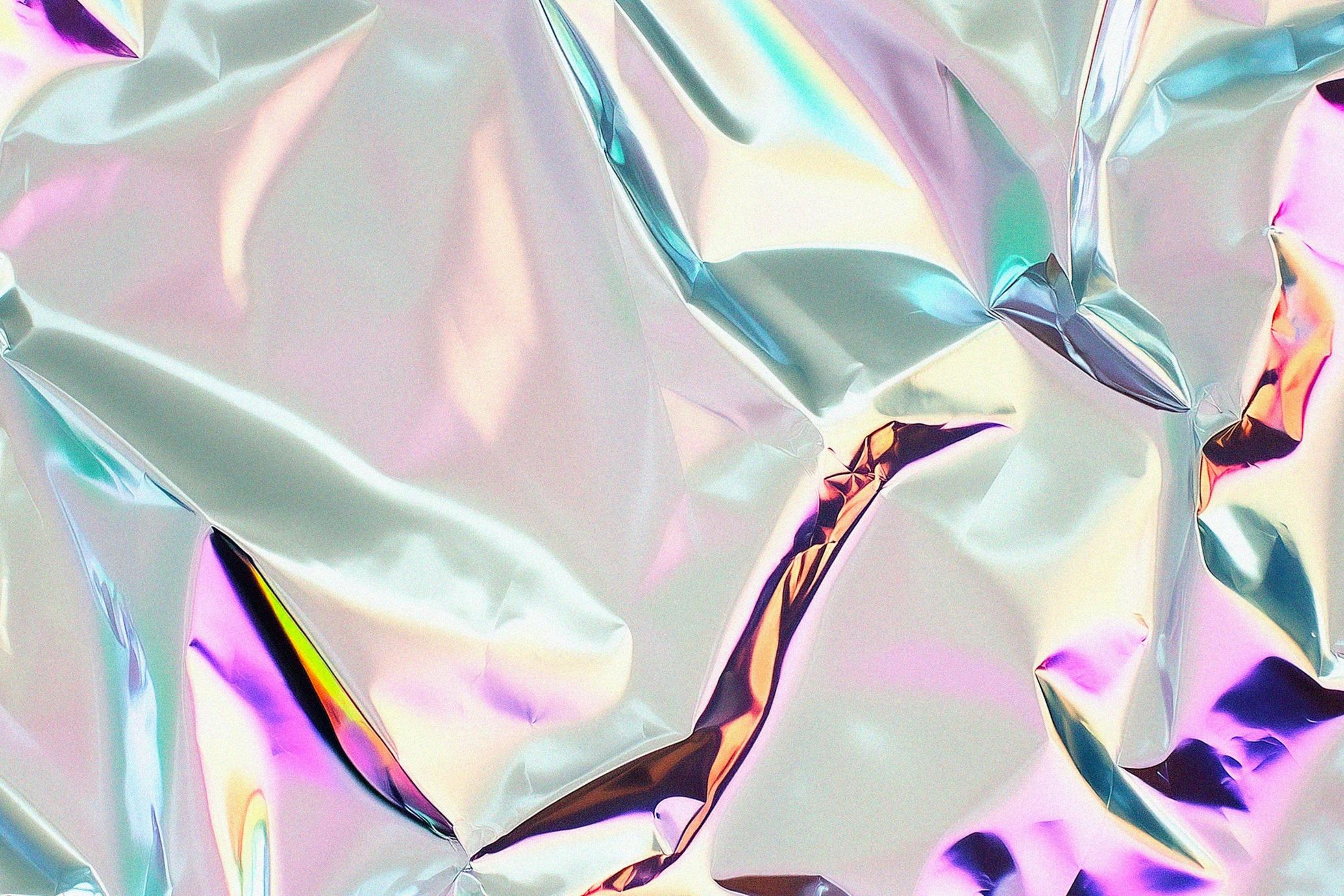 Iridescent Holographic Foil